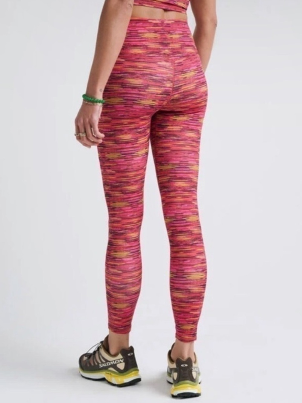 Women’s Stance 25” Leggings Pink Multicolor Large - Picture 2 of 7